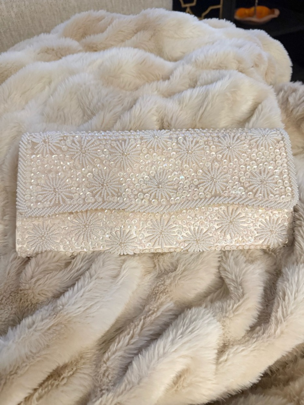 Vintage Mantessa Starburst Design Handmade in Hong Kong Mid Century Evening Bag